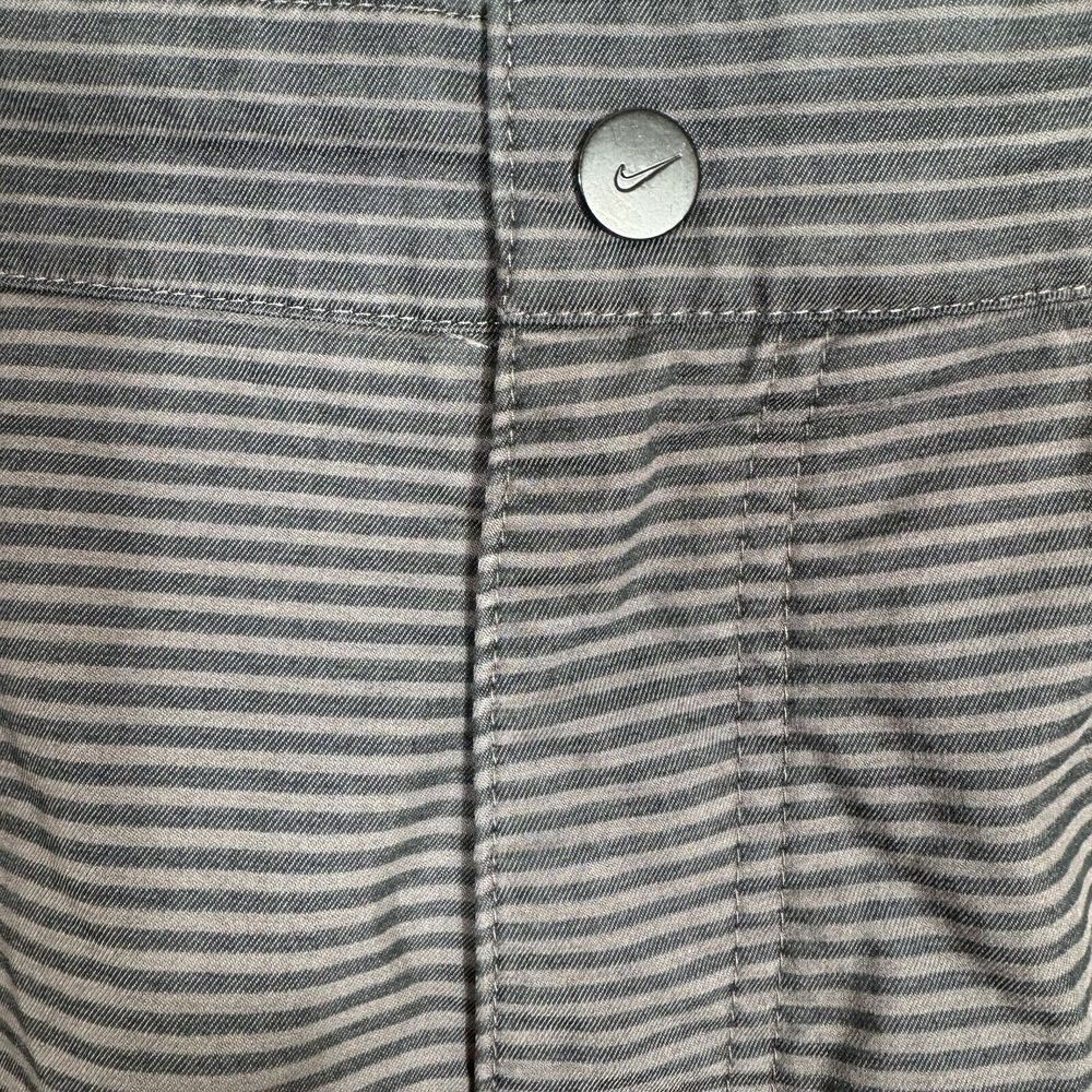 Nike Men's Golf Shorts Charcoal 34 Striped Cotton Stretch Performance Dri‎ Fit - Picture 3 of 12